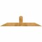 Ekena Millwork Portland Rough Sawn Timber Gable Bracket, Western Red Cedar, 72"W x 18"H x 4"D x 6"F, 6/12 Pitch GBW072X18X0406POR00RWR - alternate 1